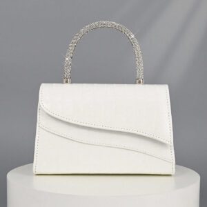 Sac à main scintillant OpulAura, captivant, élégant, raffiné, luxueusement doré, sac de soirée luxueux, sac embrayage décoratif étincelant de cristal, parfait pour les fêtardes, les femmes, les mariées. Idéal pour les fêtes, les mariages, les galas, les dîners/événements, s'assortissant parfaitement avec les robes de soirée, les robes de bal, les robes d'anniversaire, les sacs de fête.
