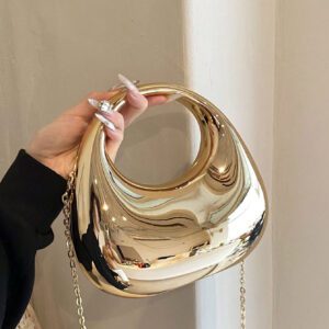 Sac seau léger et décontracté pour le bureau, décoré de strass. Design à cordon de serrage mini. Sac transparent avec perles de faux. Sac de soirée glamour, élégant, raffiné, de luxe discret avec strass. Parfait pour les fêtes, les dîners/banquets, les tenues de Noël et du Nouvel An, s'accordant parfaitement avec les robes de soirée pour femmes