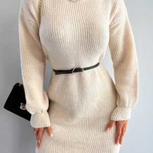 Robe pull (sans ceinture)