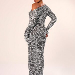 MUSERA Robe pull oversize en tricot épais