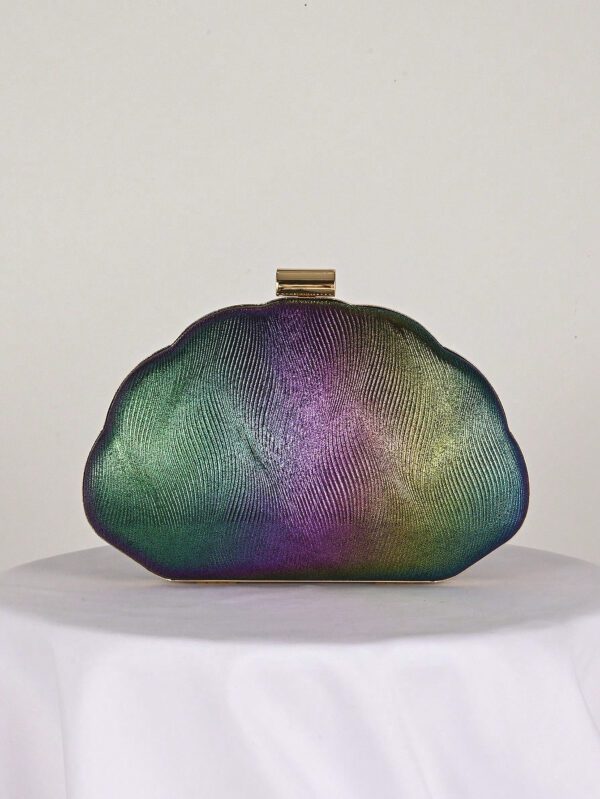 Sac seau léger à décoration de strass, style décontracté d'affaires, design à cordon coulissant mini. Sac transparent avec perles fausses. Sac de soirée glamour, élégant, raffiné, de luxe discret avec strass, parfait pour les fêtes, les femmes, les mariées. Parfait pour les fêtes, dîners/banquets, tenues de fête de Noël, s'assortit parfaitement avec les tenues du Nouvel An, s'assortit excellemment avec les robes de fête pour femmes – Image 3