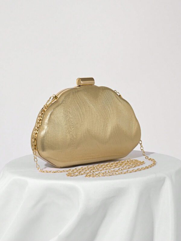 Sac seau léger à décoration de strass, style décontracté d'affaires, design à cordon coulissant mini. Sac transparent avec perles fausses. Sac de soirée glamour, élégant, raffiné, de luxe discret avec strass, parfait pour les fêtes, les femmes, les mariées. Parfait pour les fêtes, dîners/banquets, tenues de fête de Noël, s'assortit parfaitement avec les tenues du Nouvel An, s'assortit excellemment avec les robes de fête pour femmes – Image 8