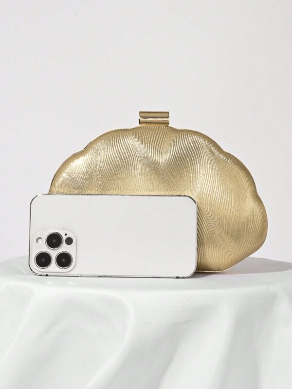 Sac seau léger à décoration de strass, style décontracté d'affaires, design à cordon coulissant mini. Sac transparent avec perles fausses. Sac de soirée glamour, élégant, raffiné, de luxe discret avec strass, parfait pour les fêtes, les femmes, les mariées. Parfait pour les fêtes, dîners/banquets, tenues de fête de Noël, s'assortit parfaitement avec les tenues du Nouvel An, s'assortit excellemment avec les robes de fête pour femmes – Image 10