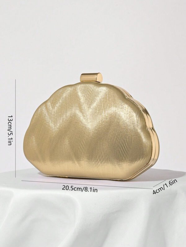 Sac seau léger à décoration de strass, style décontracté d'affaires, design à cordon coulissant mini. Sac transparent avec perles fausses. Sac de soirée glamour, élégant, raffiné, de luxe discret avec strass, parfait pour les fêtes, les femmes, les mariées. Parfait pour les fêtes, dîners/banquets, tenues de fête de Noël, s'assortit parfaitement avec les tenues du Nouvel An, s'assortit excellemment avec les robes de fête pour femmes – Image 11