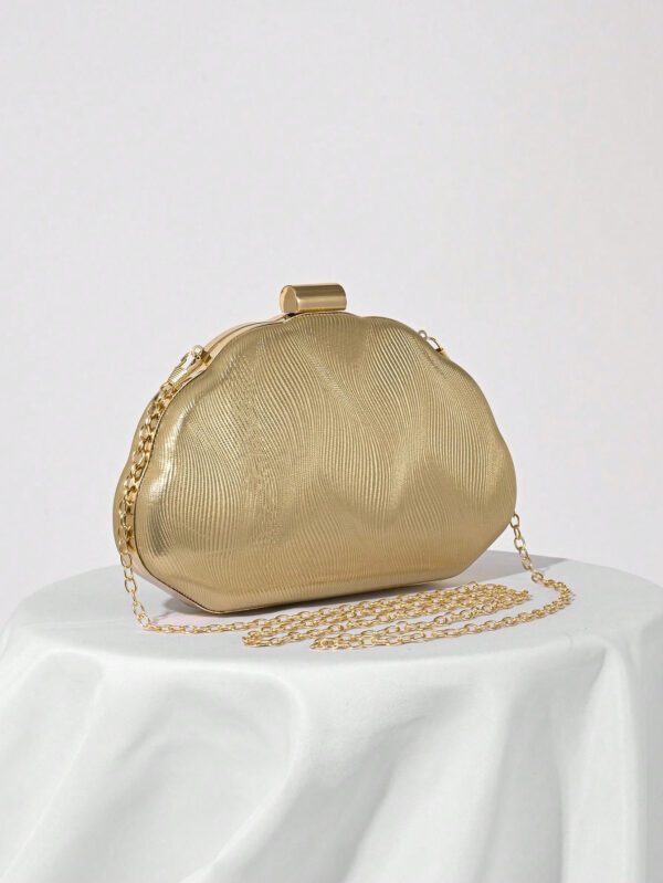 Sac seau léger à décoration de strass, style décontracté d'affaires, design à cordon coulissant mini. Sac transparent avec perles fausses. Sac de soirée glamour, élégant, raffiné, de luxe discret avec strass, parfait pour les fêtes, les femmes, les mariées. Parfait pour les fêtes, dîners/banquets, tenues de fête de Noël, s'assortit parfaitement avec les tenues du Nouvel An, s'assortit excellemment avec les robes de fête pour femmes – Image 14