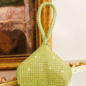 Mini sac embrassé asymétrique décoré de strass, sac de soirée, sac de fête, sac à rouge à lèvres, sac à main, petit porte-monnaie mignon, sac fourre-tout