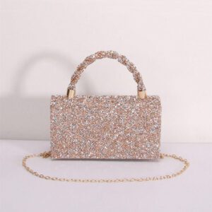 Brillance Pailletée, Brillant Glamour, Élégant, Exquis Sac De Soirée Avec Strass Décoration, Sac De Soirée Pour Fille De La Fête, Femme, Parfait Pour Une Soirée, Un Mariage, Un Bal, Un Dîner/banquet, Pour Le Meilleur Cadeau Pour Femmes