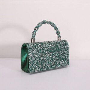 Brillance Pailletée, Brillant Glamour, Élégant, Exquis Sac De Soirée Avec Strass Décoration, Sac De Soirée Pour Fille De La Fête, Femme, Parfait Pour Une Soirée, Un Mariage, Un Bal, Un Dîner/banquet, Pour Le Meilleur Cadeau Pour Femmes