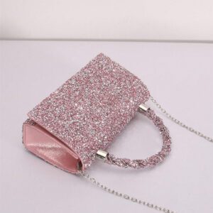 Brillance Pailletée, Brillant Glamour, Élégant, Exquis Sac De Soirée Avec Strass Décoration, Sac De Soirée Pour Fille De La Fête, Femme, Parfait Pour Une Soirée, Un Mariage, Un Bal, Un Dîner/banquet, Pour Le Meilleur Cadeau Pour Femmes
