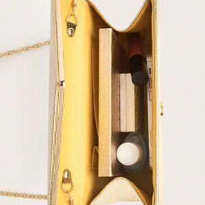 Pochette de soirée glamour, sacs à main scintillants pour femmes, rabat mode, faux texturé de luxe, parfait pour les occasions glamour, idéal comme accessoire pour mariage et fête, parfait pour les fêtes, les dîners et les bals, s'assortissant aux robes de soirée, robes de fête et robes sequinées