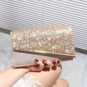 Sac seau décoré de strass léger, style casual d'affaires. Mini design à cordon coulissant, sac transparent avec faux perles. Sac de soirée glamour, élégant, exquis, de luxe discret avec strass. Parfait pour les fêtes, les dîners/banquets, les tenues de Noël et du Nouvel An. Assortiment parfait avec les robes de fête pour femmes