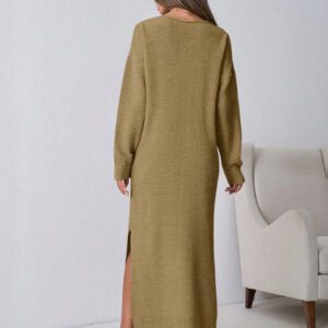 SHEIN Tall Robe pull midi moulante à ourlet asymétrique à l'épaule