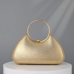 Sac embrayage de soirée en métal de luxe pour femme OpulAura, sac à main élégant pour soirées, embrayage formel brillant pour robes, convient aux occasions formelles comme les mariages, les galas, les anniversaires, demoiselles d'honneur, parfait pour les fêtes, les mariages, les dîners/banquets, s'assortissant avec les robes de fête, les robes de soirée et les robes à paillettes, parfaitement assorti avec les tenues du Nouvel An, excellemment assorti avec les robes de fête pour femmes, sacs de fête tendance, parfait pour les fêtes, les mariages, les galas, les dîners/banquets