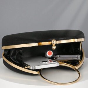 Sac embrayage de soirée en métal de luxe pour femme OpulAura, sac à main élégant pour soirées, embrayage formel brillant pour robes, convient aux occasions formelles comme les mariages, les galas, les anniversaires, demoiselles d'honneur, parfait pour les fêtes, les mariages, les dîners/banquets, s'assortissant avec les robes de fête, les robes de soirée et les robes à paillettes, parfaitement assorti avec les tenues du Nouvel An, excellemment assorti avec les robes de fête pour femmes, sacs de fête tendance, parfait pour les fêtes, les mariages, les galas, les dîners/banquets