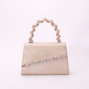 Sac De Soirée Brillant Et Luxueux À Paillettes, Sequins, strass Décoration De Strass, Tendance. Parfait Pour Les Soirées, Les Mariages, Le Bal, Les Dîners / Banquets, Etc. Cadeau Idéal Pour Les Filles, Les Femmes, Les Demoiselles D'honneur, Les Mariées.