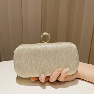 1 sac à main pailleté, charmant étincelant, à paillettes luxueux pour les femmes, sac de soirée étincelant minimaliste, sac carré étincelant parfait pour les filles, femmes et mariées, mariages, danses, dîners, banquets, cocktails