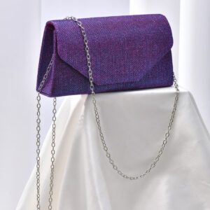 Glamour , Élégant , Exquis , Calme Luxe À Paillettes , Élégant , Luxe , Brillant Scintillant Sac Enveloppe Mini À Rabat Pour club Fête De Bal , Parfait Mariée Bourse Pour Mariage , Bal & Événements de fête Sac De Soirée , Dîner Sac Pour Fête Fille , Femme