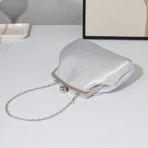 Élégant sac de soirée à fleurs de rose pour femme, blanc, pour occasions formelles, fêtes, mariage, habillage, avec bandoulière, sac à main de mariée pour la Saint-Valentin