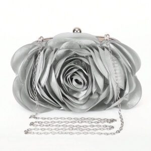 Sac de soirée, sac de mariée floral, sac à main pour robe de soirée, sac de cocktail, sac de mariage, pochette de soirée pour femme, pochettes de dame pour la Saint-Valentin