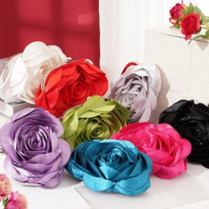Sac de soirée, sac de mariée floral, sac à main pour robe de soirée, sac de cocktail, sac de mariage, pochette de soirée pour femme, pochettes de dame pour la Saint-Valentin