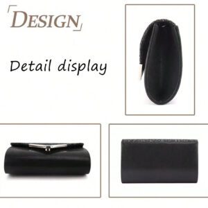 Sac seau léger, d'affaires et décontracté avec décoration de strass, design à cordon coulissant mini, sac transparent avec fausses perles. Sac de soirée glamour, élégant, exquis, de luxe discret avec strass, parfait pour les fêtes, les dîners/banquets, les robes de fête de Noël pour les femmes, les jeunes filles, les mariées.