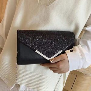 Sac seau léger, d'affaires et décontracté avec décoration de strass, design à cordon coulissant mini, sac transparent avec fausses perles. Sac de soirée glamour, élégant, exquis, de luxe discret avec strass, parfait pour les fêtes, les dîners/banquets, les robes de fête de Noël pour les femmes, les jeunes filles, les mariées.