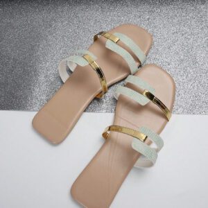 Chaussures Plates Décontractées Et Élégantes Pour Femmes, Sandales Et Chaussons Confortables
