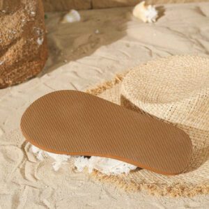 Sandales plates à franges élégantes et de conception originale pour femmes en beige, convenant à la plage. Style peep-toe doux et mignon, respirant et confortable, léger pour les vacances, idéal pour les soirées, les banquets et les occasions décontractées