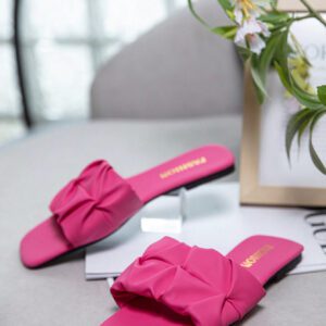 Sandales plates pour femmes avec bout carré, bague d'orteil, vamp plissé, antidérapant, chaussures décontractées de plage extérieure pour vacances