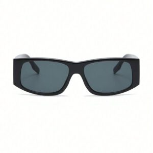 1 pièce Lunettes de mode carrées surdimensionnées rétro unisexes, lunettes haute qualité de personnalité mode pour les sports de plein air, les voyages, le port quotidien, l'école, les accessoires de plage. basiques pour les tenues d'automne-hiver pour femmes, casual d'affaires, cadeaux