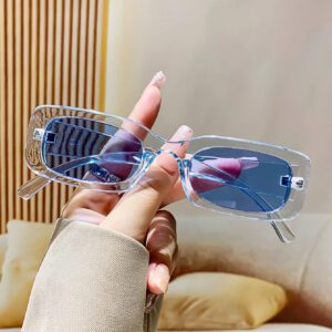 Lunettes de soleil en plastique rectangulaires vintage, style bohème à imprimé léopard. Accessoires de mode unisexes classiques pour les sorties, les voyages, la plage et les vacances. Protection UV. Accessoires de plage pour femmes. Lunettes de soleil de base s'assortissant aux chandails, jeans, pantalons de survêtement, sweats à capuche, vestes, robes et chemises à manches longues.