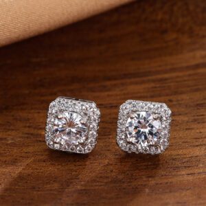 Clous d'oreilles zircone cubique