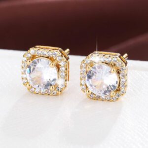 Clous d'oreilles zircone cubique