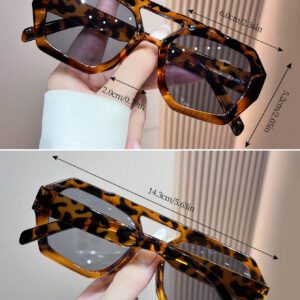 1 pièce Lunettes de soleil mode unisexe style asymétrique Y2K. Accessoires de plage pour femmes. Lunettes de soleil de base pour tenues femme décontractée chic, cadeaux.