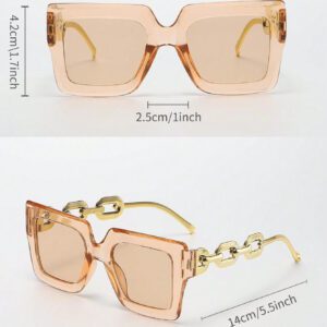 Lunettes de soleil surdimensionnées femmes Y2K, mode vintage classique, décoration, protection UV pour utilisation extérieure, voyage, plage, vacances. Accessoires de plage pour femmes, lunettes de soleil, lunettes de soleil teintées