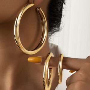 3 paires/set Créoles ouvertes minimaliste