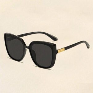 1 paire de lunettes de mode pour femmes, convenant à une utilisation quotidienne. Accessoires de plage pour femmes. Lunettes tendance, basiques pour les tenues femmes automne-hiver. Cadeaux pour une tenue casual d'affaires