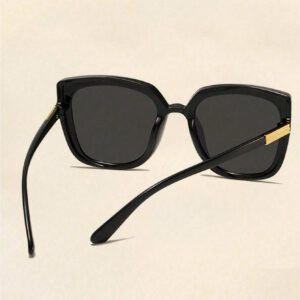 1 paire de lunettes de mode pour femmes, convenant à une utilisation quotidienne. Accessoires de plage pour femmes. Lunettes tendance, basiques pour les tenues femmes automne-hiver. Cadeaux pour une tenue casual d'affaires