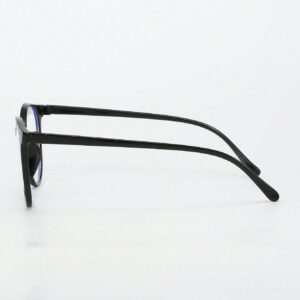 1 pièce Lunettes de mode ovales noires en plastique pour femmes, sans ordonnance, anti-lumière bleue, dans un style américain. Convient à un usage quotidien au bureau et à l'université. Accessoires de lunettes claires pour ordinateur, lecture, jeux, télévision et téléphones. Accessoires de lunettes anti-lumière bleue pour femmes
