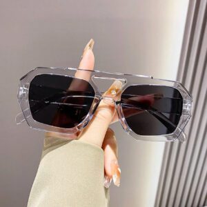 Lunettes de soleil unisexes en plastique de style vintage de pilote, décoration classique à la mode, convenant aux voyages extérieurs, à la plage ou aux vacances, lunettes de protection UV, accessoires de plage pour femmes, lunettes de soleil, abat-jour