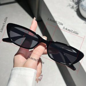 1 paire de lunettes de soleil de plage ovales unisexes, pour l'extérieur, les voyages, les festivals de musique