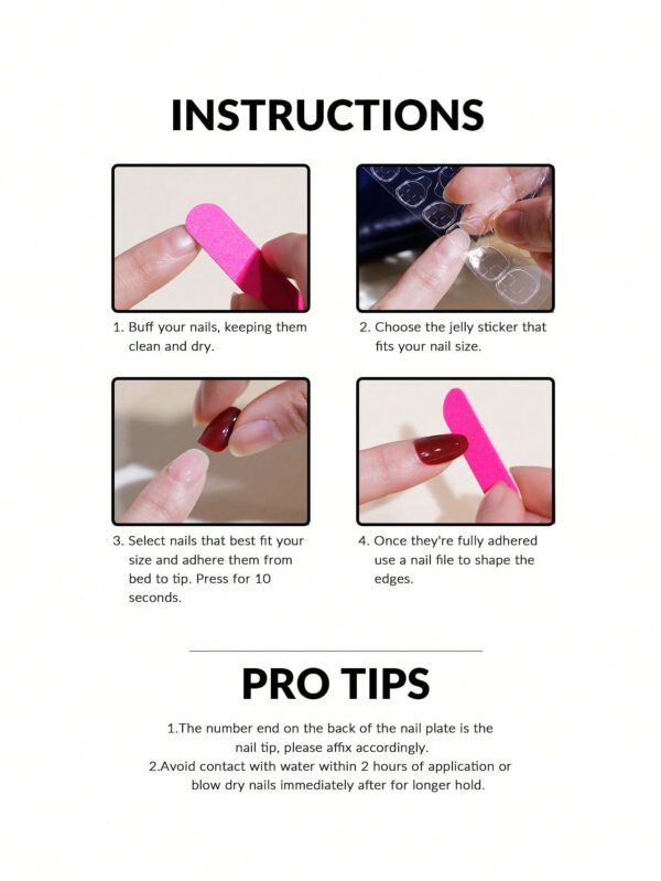 Rehaussez votre look avec un ensemble de 24 ongles portables en forme d'amande, une décoration en argent flamme 3D douce et cool, un sens de la technologie futuriste Y2K et une couverture complète. Convient aux femmes, avec 1 feuille de colle en gelée, 1 lime à ongles. Parfait pour s'habiller quotidiennement et pour les fêtes. Fournitures d'ongles pressés sur. – Image 4