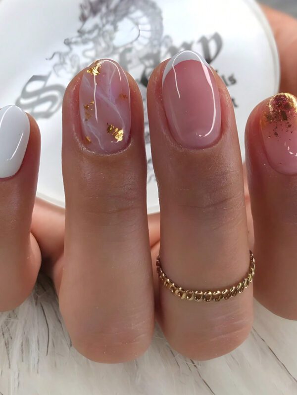 24 pièces Ongles faux longs en forme de cercueil avec paillettes sequins, couverture complète, rose, idéal pour les fêtes, la danse, les ongles press on pour un usage quotidien, fournitures de manucure – Image 5