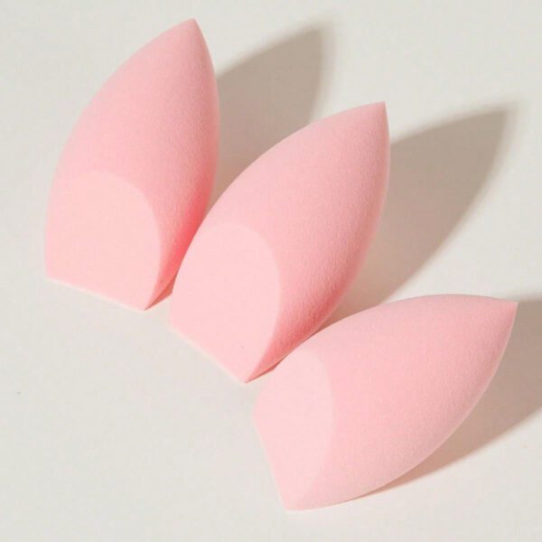 3 pièces Lot d'éponges de maquillage réutilisables sèches et humides, applicateur cosmétique doux pour poudre, liquide, fixation du maquillage, convient aux hommes et aux femmes, indispensable portable pour la vie quotidienne et les voyages – Image 18