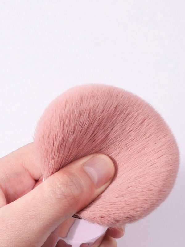1 Pièce Pinceau De Maquillage Blush En Poudre À Tête Champignon Multifonctionnel Pour Le Réglage Et Le Contouring – Image 3