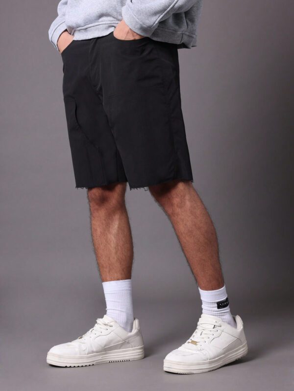 SUMWON Short bermuda à bord brut en nylon pour charpentier