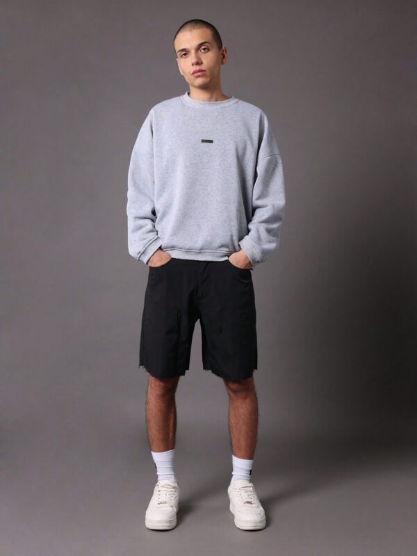 SUMWON Short bermuda à bord brut en nylon pour charpentier – Image 3