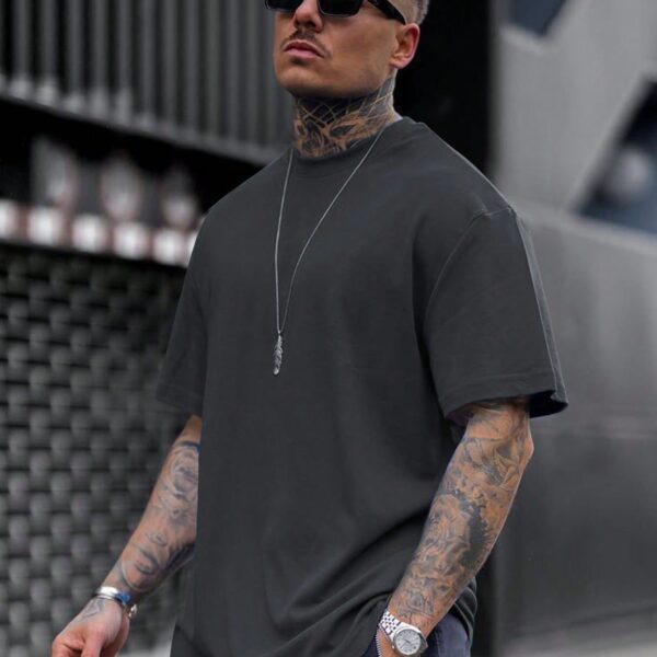 Homme T-shirt Unicolore