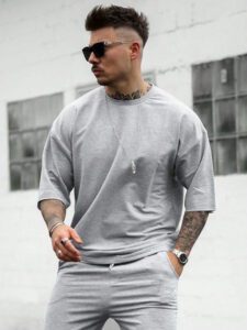 Homme T-shirt Unicolore – Image 7