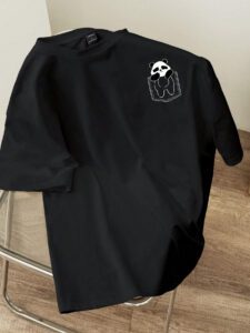 Manfinity Hypemode T-shirt blanc à col rond et manches courtes en tricot pour homme – Image 21